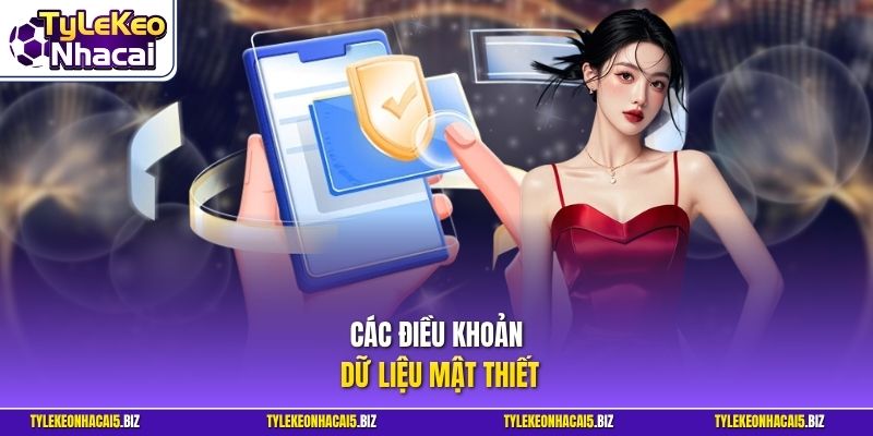 Các điều khoản dữ liệu mật thiết