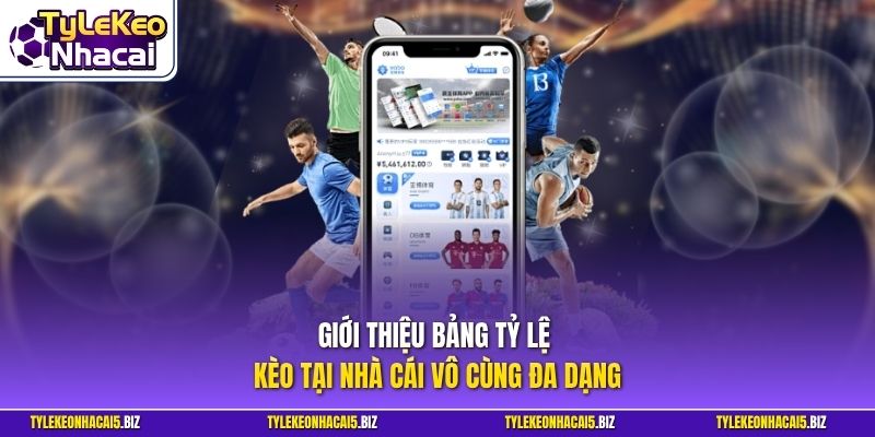 Giới thiệu bảng tỷ lệ kèo tại nhà cái vô cùng đa dạng