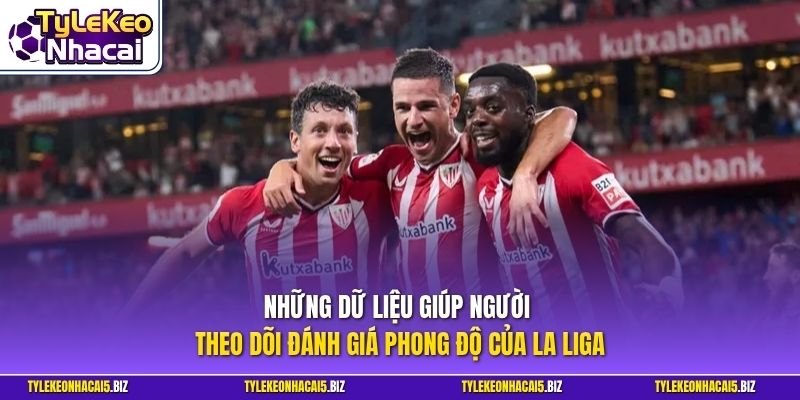 Những dữ liệu giúp người theo dõi đánh giá phong độ của La Liga